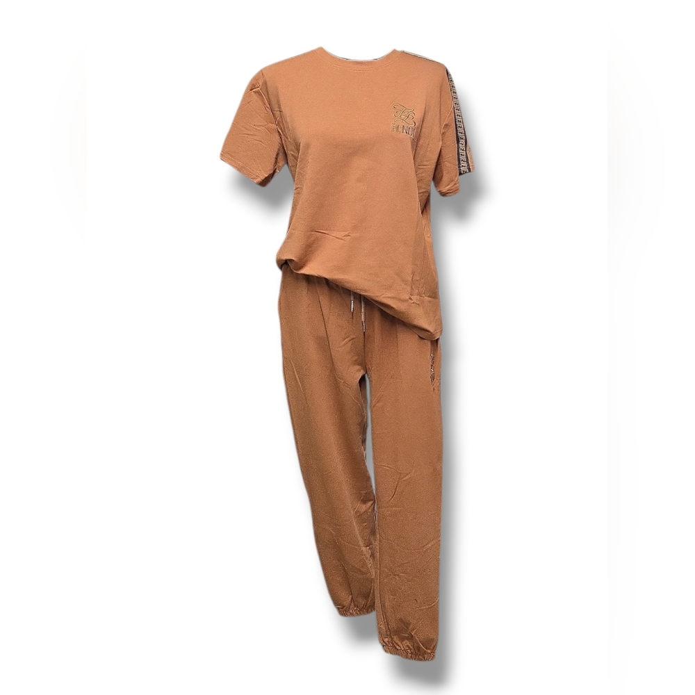 Cozy Two-Piece  Set in Choco Brown